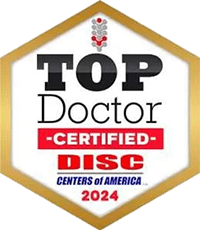 Neck Pain, Back Pain, Headache Relief Center certified top doctor disc Centers of America