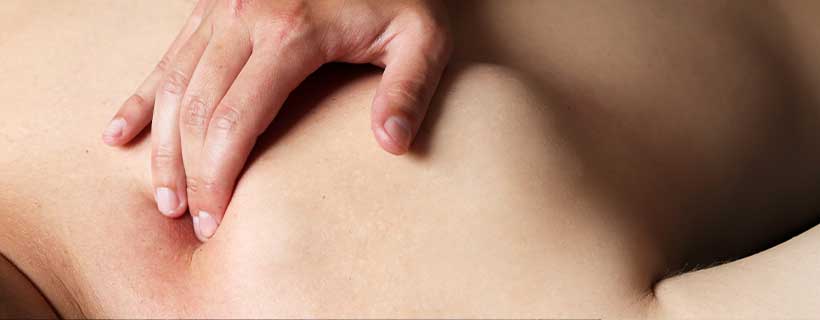 patient receiving myofascial release in Santa Rosa, CA
