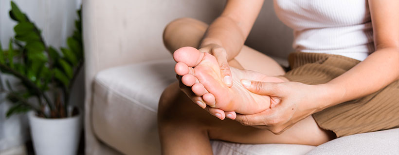 patient needing plantar fasciitis chiropractor in Santa Rosa, CA
